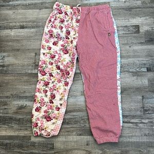 Teddy Fresh patchwork sweatpants